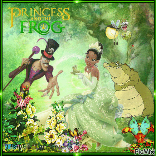 The Princess and the Frog - Ingyenes animált GIF