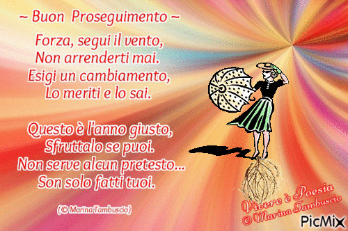Buon Proseguimento - Бесплатный анимированный гифка