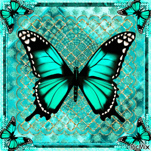butterfly background - GIF animate gratis