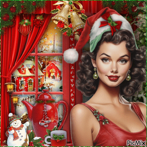 Christmas Tea-RM-10-29-23 - Безплатен анимиран GIF