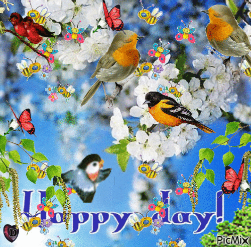 Happy day! - Бесплатни анимирани ГИФ
