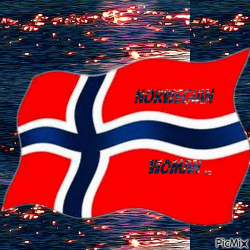 Norwegian Flag - GIF animé gratuit