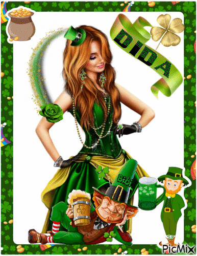 Saint Patrick de Dida - GIF animado gratis