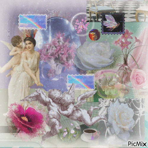dreams of glitter and flowers - Darmowy animowany GIF
