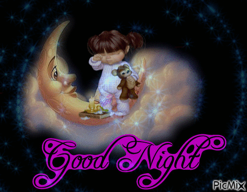 gute nacht - 無料のアニメーション GIF