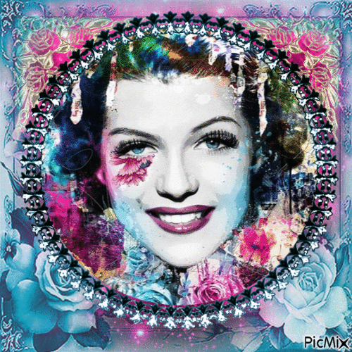 Rita Hayworth, Actrice américaine - 無料のアニメーション GIF