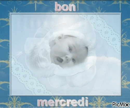 bon mercredi bébé - Безплатен анимиран GIF