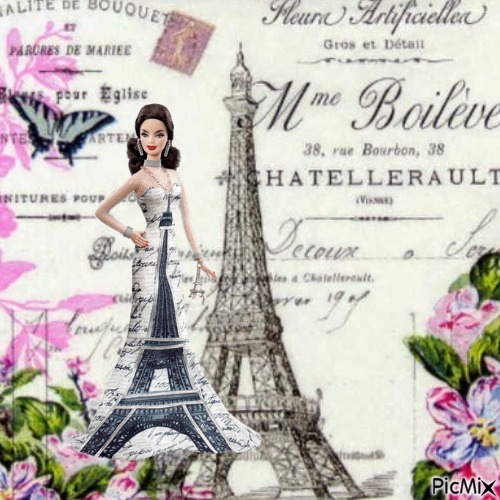 Barbie in Paris - zdarma png