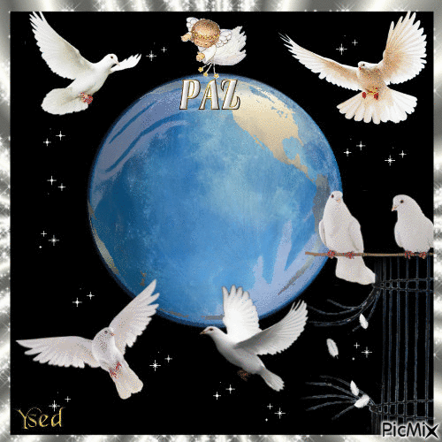 Paz en el mundo... - Безплатен анимиран GIF