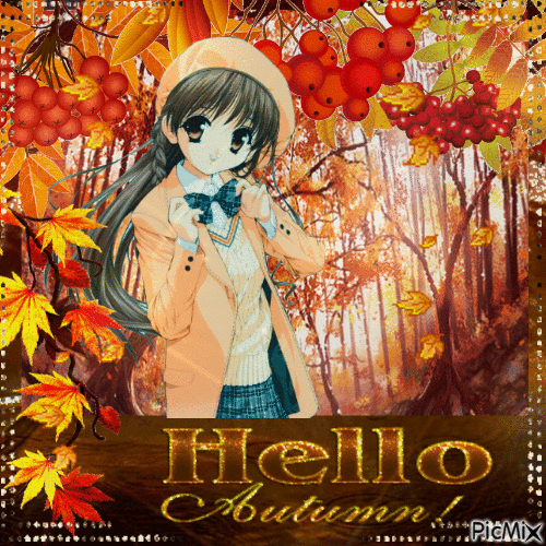 Herbst-Manga - Ingyenes animált GIF