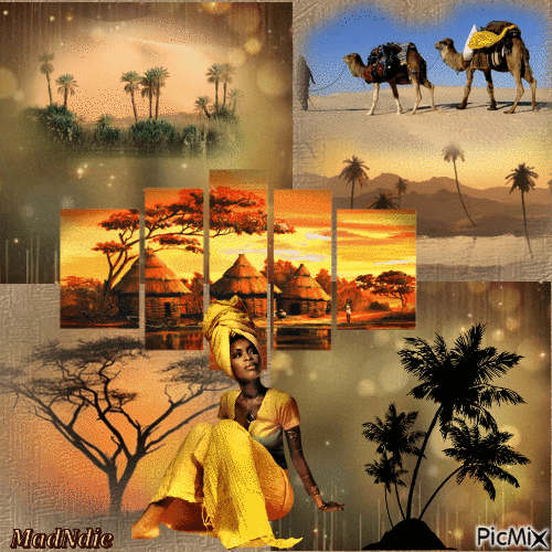 petit tour Africain - GIF animado grátis