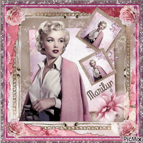 Marilyn Monroe, film Niagara, 1952 - Бесплатный анимированный гифка