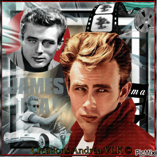 JAMES DEAN FOREVER - 無料のアニメーション GIF