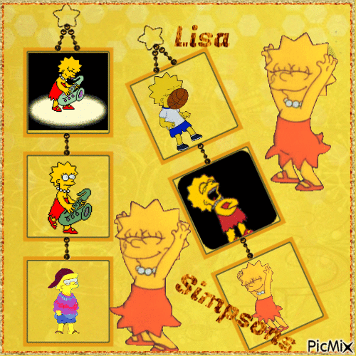 Lisa Simpsons - Zdarma animovaný GIF
