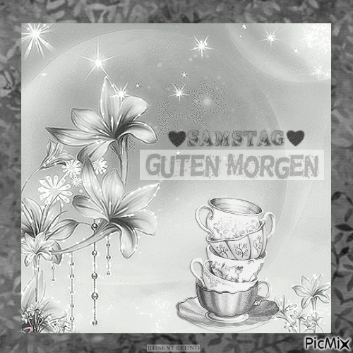 Samstag--Guten Morgen - Animovaný GIF zadarmo