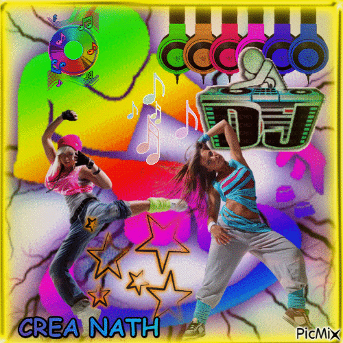CREA NATH, TECHNO - Бесплатный анимированный гифка