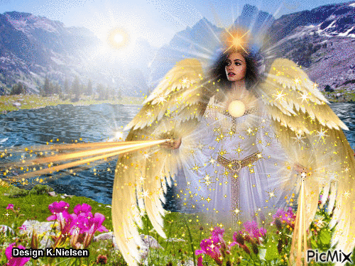 Solikerin powerfull sunangel in high level of The Order Of Sunangels - Free animated GIF
