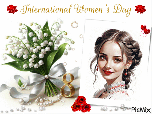 INTERNATIONAL WOMEN‘S DAY - Ingyenes animált GIF