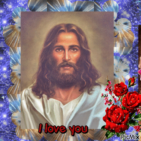 Jesus is love - Nemokamas animacinis gif