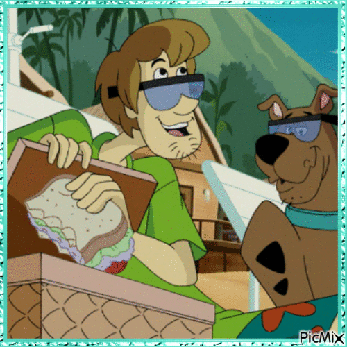 Shaggy - Scooby-Doo - Ilmainen animoitu GIF