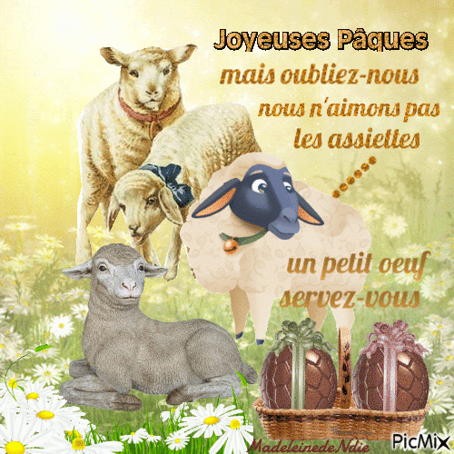 jpyeuses Pâques - Bezmaksas animēts GIF