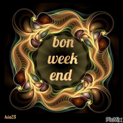 week end - Бесплатный анимированный гифка
