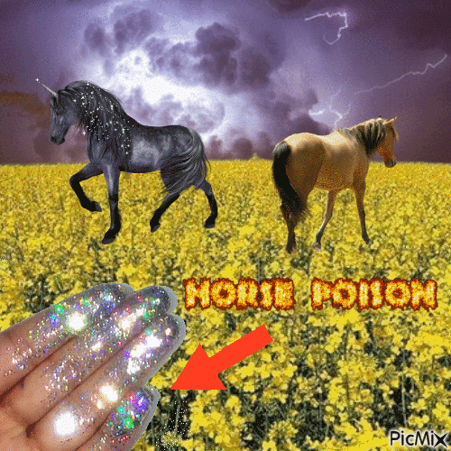 ah it was the horse poison - Animovaný GIF zadarmo