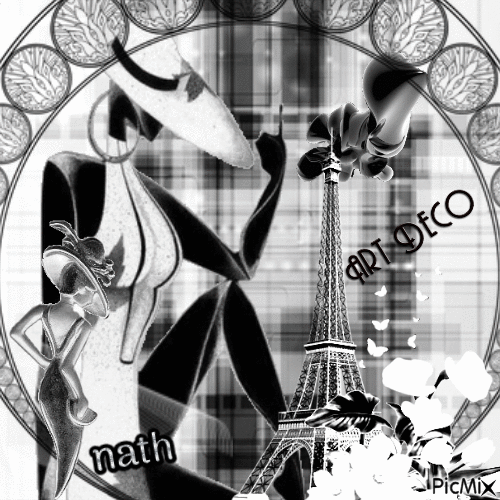 ART DECO PARIS,NATH - Gratis animeret GIF