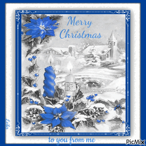 Merry Christmas to you from me.. - 免费动画 GIF
