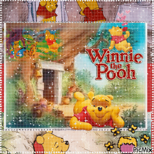 Winnie Pooh ❤️ elizamio - Animovaný GIF zadarmo