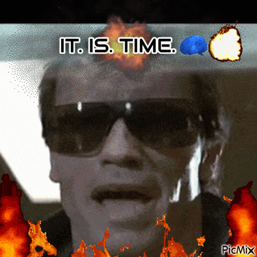 IT. IS. TIME. - 免费动画 GIF