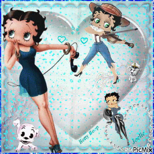 Betty Boop ! - Free animated GIF