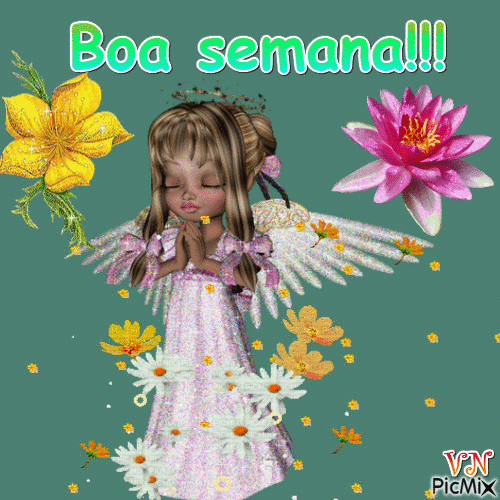Boa semana - Бесплатный анимированный гифка