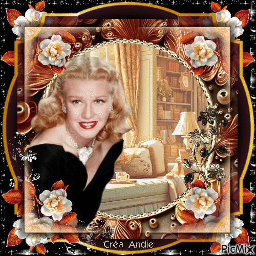 Ginger Rogers, Actrice américaine - Free animated GIF