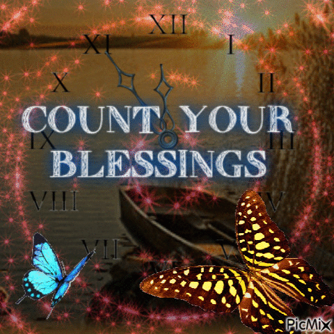 count your blessings - Ingyenes animált GIF
