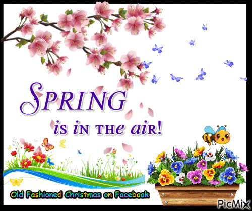 Spring Is In The Air - Animovaný GIF zadarmo