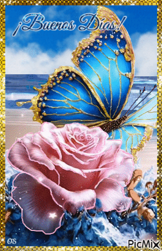 Mariposa Azul - Besplatni animirani GIF