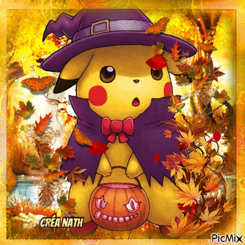 Pikachu en automne,concours