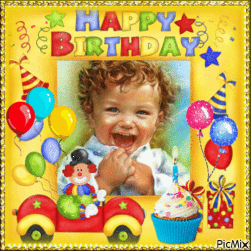 Happy Birthday Baby - Gratis geanimeerde GIF