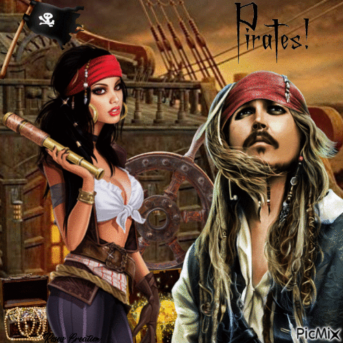 Concours : Pirates - Ilmainen animoitu GIF