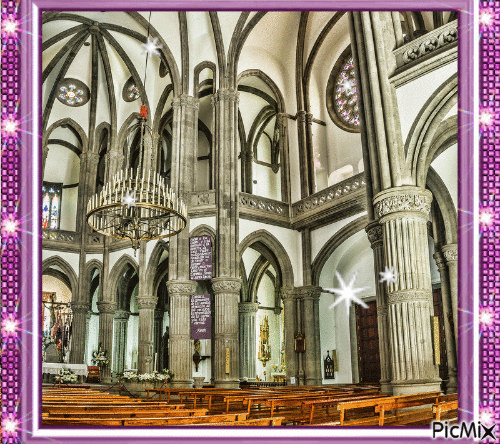 Catedral de Arucas - GIF animado grátis