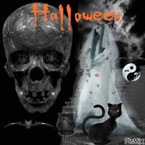 Halloween 💀😲 - Besplatni animirani GIF