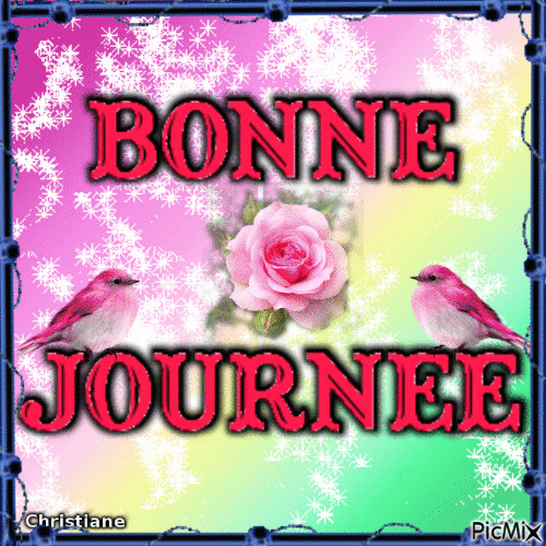 BONNE JOURNEE 19 03 - Безплатен анимиран GIF