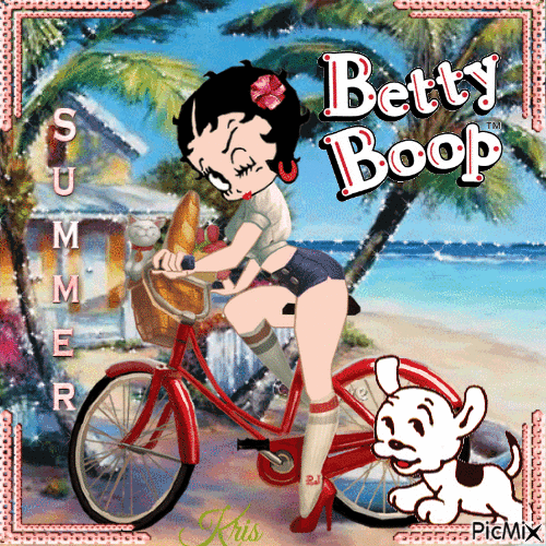 Betty Boop - GIF animé gratuit