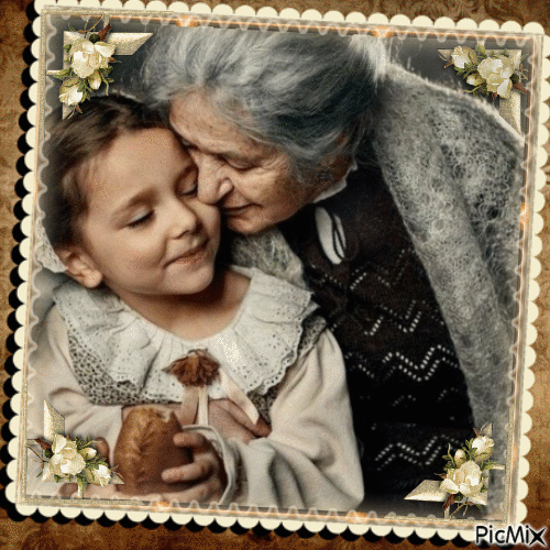 Querida abuela - Δωρεάν κινούμενο GIF