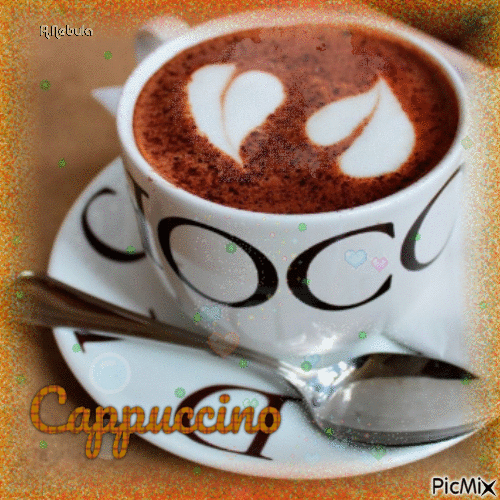 Coffee Cappuccino - Бесплатни анимирани ГИФ