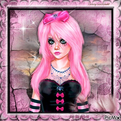 pink fantasy Gothic - kostenlos png