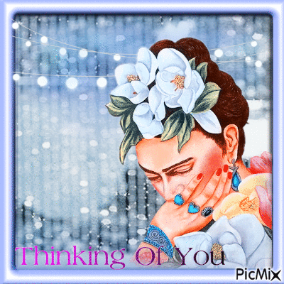thinking of you - Δωρεάν κινούμενο GIF