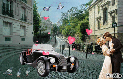 Paris 1 (Montmartre) 2015 - GIF animate gratis