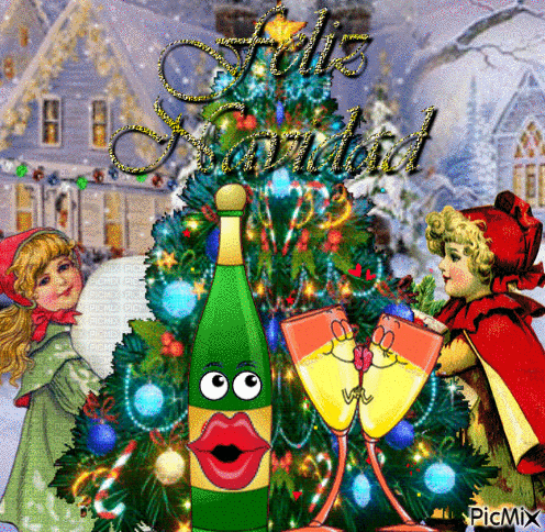 Árbol de Navidad - Nemokamas animacinis gif